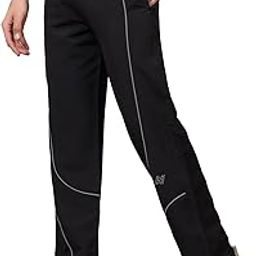 NS Terry Reflective Lower for Men | Nightwear Track Pants | Breathable Gym Pyjama with Zipper Pockets | Stylish Solid Strechable Night Joggers | Running & Party Pants for Men-image-13
