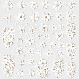 Nail It! 5D Self-Adhesive Nail Art Stickers - Flowers 6396-17