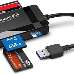 SmartQ C368 USB 3.0 Multi-Card Reader, Plug N Play, Apple and Windows Compatible, Powered by USB, Supports CF/SD/SDHC/SCXC/MMC/MMC Micro, etc.-24