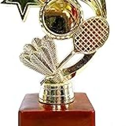 Be Win Shuttle Cock Trophy for Shuttle Badminton, Badminton Events, Badminton Functions, Badminton Tournaments & Competitions Size 8.25" Inches-image-88