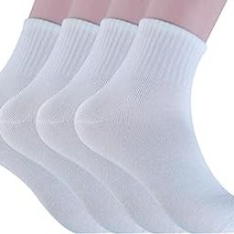 Polyester Men & Women 4 Pairs Ankle Length Socks Sjw-1006,Multi-image-19