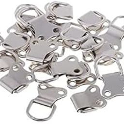 ATORSE Craft Kits 2x25 Pieces Metal Solid Photo Frame Hanger D-Ring Hangers Hanging Hooks-Crafts- Home Arts & Crafts- Framing & Matting- Frames & Supplies-picture-23