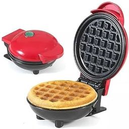 Mini Waffle Maker Electric - Compact Non-Stick Waffle Iron, Quick Heating, Easy to Clean, Perfect for Home Use - Bright Red-picture-9