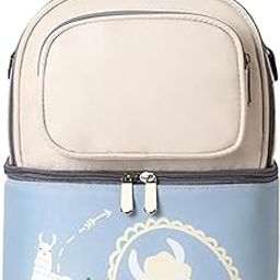 Baby Nappy Changing Bag Backpack Diaper Waterproof Travel Back Pack Beige-17