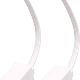 Uvital Rj45 To Rj11 Converter Adapter Connector M/F Cable, Telephone Rj11 6P4C Female To Ethernet 8P8C Male Converter Cord (2 Pack), White-24