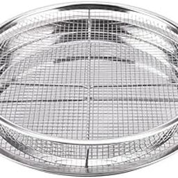SHIPLORD® 13-Inch Stainless Steel Air Fryer Basket Set - Crisp & Even Cooking for Oven Air Frying-image-64