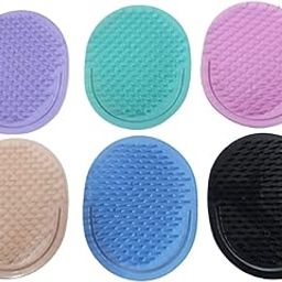 Scalp Pocket comb for hair styling round brush hair Comb for men and woman (Multicolor) pack of 6-picture-9