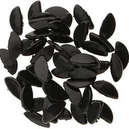 JAZZY PEARLS 25 Pairs Push Silicone Nose Pads for Glasses Spectacles Eyeglass 15mm Black-image-35