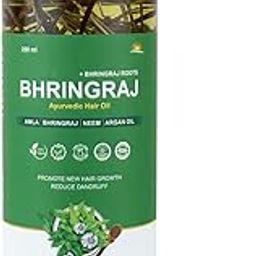 Ayrvedic Natural Maha Bhringraj Hair Oil (200ml) - For Controlling Hair Fall | Reduce Dandruf | Nourishing Oil For Healthy Hair Growth | Paraben & Silicone-Free Suitable For All Hair Types-image-49