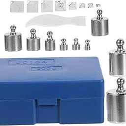 STOBAZA Accurate Calibration Weights M2 10mg-100g Chrome Finish Kit for Scales Lab Use-image-5