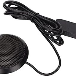 USB Microphone, USB Conference Speaker 360° Omnidirectional Speakerphone Microphone for Online Meetings Games Chat-image-51