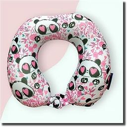 TEMSON Luxurious Portable Travel Pillow - Soft Fabric Neck Pillow Travel for Men, Women & Kids, Neck Travel Pillow for Air Travel, Flight Pillow for Neck Support-picture-39