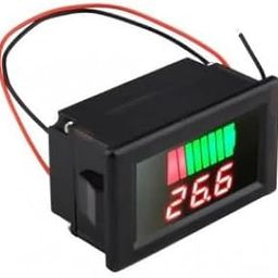 Sp Electron 12V-60V Dc Lead-Acid Digital Battery Capacity Indicator Charge Tester Voltmeter (Pack Of 1) - Black-10
