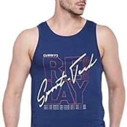 Men Cotton Relay Tank Top Innerwear Vest (Pack of 1)-image-1