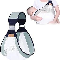 Dhadh Baby Newborn Carrier, Adjustable Baby Carrier for Newborns from Birth, Breathable Baby Sling with Thick Shoulder Straps, Baby Carrier Wraps for Babies-image-60