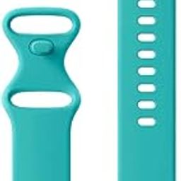 Luxury Silicone Strap Band Compatible for Fitbit Versa 4 / Versa 3 / Sense/Sense 2 | Sports Hidden Lock Soft Silicone Rubber Strap (Teal Green)-image-8