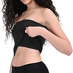 Adira | Tube Tank for Women | Tube Tank for Women | Off-Shoulder Design | Built-in Tube Bra | Anti-Slip Silicone Elastic | Body-Hugging Fit | Soft Cotton Blend | Pack of 1-image-9