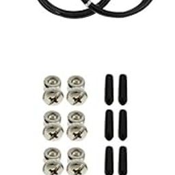 CALANDIS Replacement Jump Rope Cord Speed Rope Cable & Screws Cap Collar Ends Black | Jump Ropes-picture-16