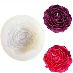 Peony Mould for Candle Making Flower Shape Mold Handmade Soap Moulds Resin Art and Crafts Chocolate Molds Medium Size-image-92
