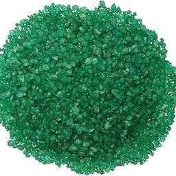Maalavya 2.9 Kg Quartz Base Sugar Size Green Colored Crystal Sand for Home and Garden Decor, Aquarium Substrate, Vase Filler ETC-17