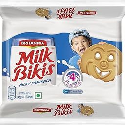 Britannia Milk Bikis Milk Cream Biscuits, 200 Gram-14
