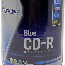 100 Pack Smartbuy Super Blue CD-R 52X 700MB/80Min Cyanine Dye Branded Logo Blank Recordable Disc-image-34