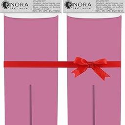 ENORA Roll On Wax, Hair Removal Soft Wax Cartridge, Depilatory Wax Roller Refill For Legs And Arms, Home Self Waxing And Saloon (150 G (Pack Of 2), Strawberry), Women-image-43