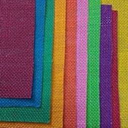Jute Sheets/Burlap Sheets A4 Size 10 Colors Assorted-5