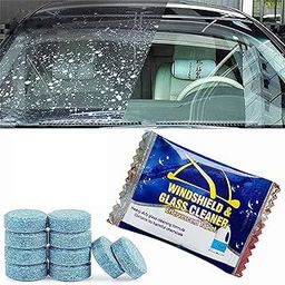 Zanzmer 10 Pieces Car Windshield Washer Fluid Concentrated Clean Tablets, Windshield Wiper Fluid (Winter: Use with De-icer or Methanol)-image-83