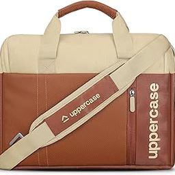 14L Omega 02 Professional Laptop Messenger Bag | upto 15.6''| 3x More Water Resistant| With Rainproof Zippers| Tablet Compartment| Multiple Organisers|Office Bag for Men & Women (Tan)-33