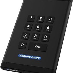 SECUREDATA 250GB SecureDriveKP FIPS 140-2 Solid State Drive with Pin Authenticat-picture-20