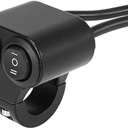 TRP TRADERS Motorcycle DC 12V 7/8" 22mm Motorcycle Handlebar Double Control ON/OFF Switch for Headlight, Fog Light, Horn, Hazard Control-image-46