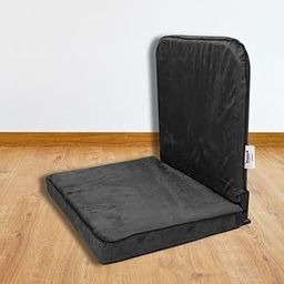 Kawachi 90-Degree Adjustable Floor Chair with Back Support Ideal for Yoga, Meditation, Gaming, and Relaxation Grey-image-66