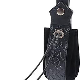 ™ Classic Medieval Knight PU Leather Belt for Festival Carnival Themed Parties Black with Pouch | Medieval & Renaissance | Reenactment & Theater | Costumes Reenactment Theater-image-62