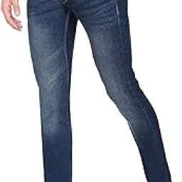 Men's Slim Jeans (UDJENO0648_Blue-image-69