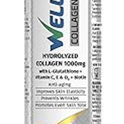 Wellfa Collagen+ Tablets | Japanese Marine Collagen | L-Glutathione | Biotin | Vitamin C, E & D3 | Anti-aging | Improves Skin Elasticity | Evens Skin Tone | Rose flavor - 15 Effervescent tablets-image-32