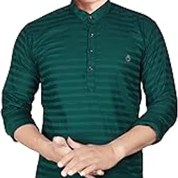 jb just black Men's Cotton & Linen Short Kurta-picture-15