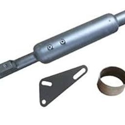 NEW RIDER Bike 14M Silencer Exhaust Short Bottle Glasswool Mini Punjab Dholki Filter Black Bullet Exhaust With Zed Clamp & Bush for Royal Enfield Bullet Classic 350-image-47