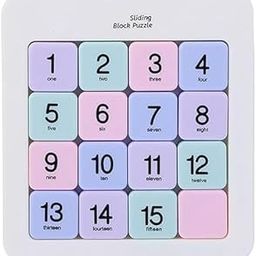 DEVIL Number Sliding Magnetic Puzzle 4x4 | Toys for 6-10 Years Old Boys & Girls | 15-Blocks Brain Teaser Puzzle Game for Kids | Educational, Learning, Activity Toy for Return & Birthday Gifts-picture-20