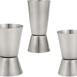 Dynore Stainless Steel Double Sided Set of 3 Tall Peg Measure Set- 15/30, 20/40, 30/60 ml-20