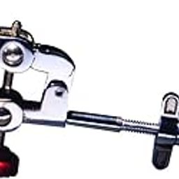 United Scientific CLPVC1 Die Casted Zinc Alloy 2 Prong PVC Lined Buret Clamp with Rod, Chrome Plated Finish-12