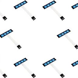 (10 pc) FlyRobo 4 Keys 1x4 Matrix Membrane Switch Keypad-4