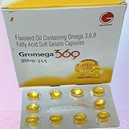New Gromega 369 Flaxseed Oil Omega 3,6,9 Fatty Acid Soft Gelatin Capsules 10capsule-image-2