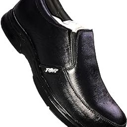 TOR® Phylon Sole Safety Shoes for Men's| Stylish Look| Genuine Leather with Non Slip Outsole & Fiber Toe| Comfortable and Waterproof| Weight 500 gram| Non Lace Shoes| Black and Brown-image-47
