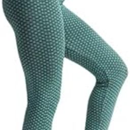 Butt Lifting Leggings for Women Tummy Control High Waisted Yoga Pants Scrunch Booty Textured Tights Free Size (26 Till 32)-8