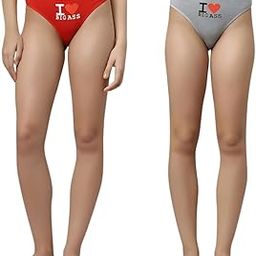 Thong Panty Pack of 2 | Printed Thong Panty-image-0