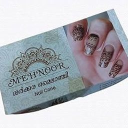 Mehnoor Nail Art Henna Cones for Temporary Tattoo Design, Brown box of 10 pieces-image-56