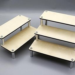 LOSA Action Figure Model Ladder Display Shelf Toy Car Plush Doll Showcase 3 Layer-image-27