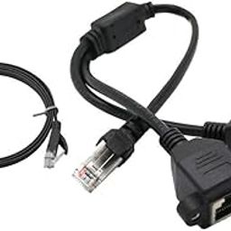 NMC 1 to 2 Ports RJ45 LAN Ethernet Network Connector Splitter Extender Adapter-10