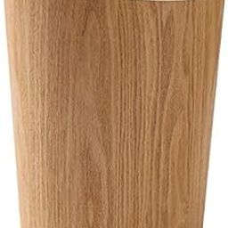 2.3 Gallons Wood Trash Can Wastebasket for Home or Office, Japanese-Style Natural Wood Round Wastebasket, Lightweight, Sturdy for Under Desk, Kitchen, Bedroom, Den, Hotel, or Kids Room (Light Wood-B)-image-73